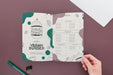 Free Bifold Brochure Concept Mock-Up Psd