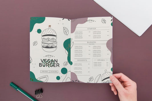 Free Bifold Brochure Concept Mock-Up Psd