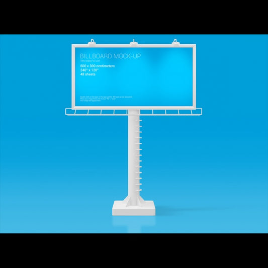 Free Billboard Mock Up Design Psd