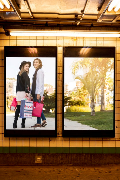 Free Billboard Mock-Ups Collection Psd