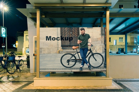Free Billboard Mockup At Subway Station Psd