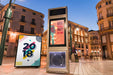 Free Billboard Mockup In City At Night Psd