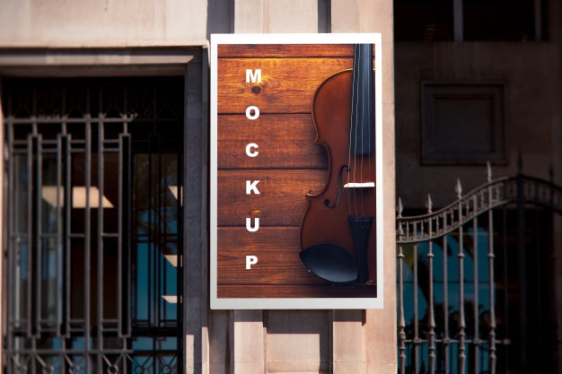 Free Billboard Mockup In Urban Environment Psd