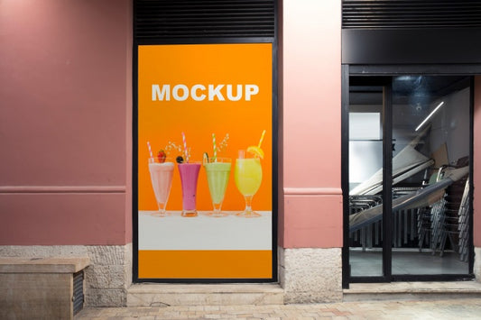 Free Billboard Mockup In Urban Environment Psd