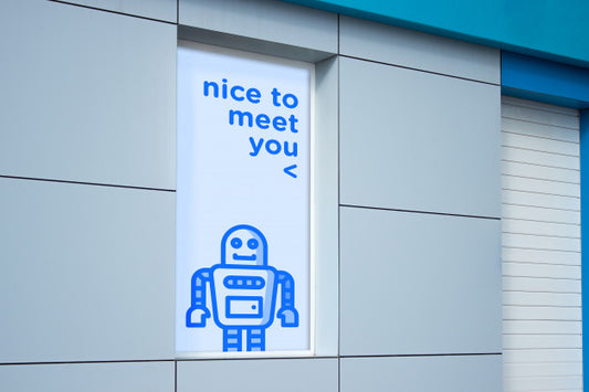 Free Billboard Mockup On Shop Window Psd