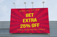 Free Billboard Mockup On Shopping Center Psd