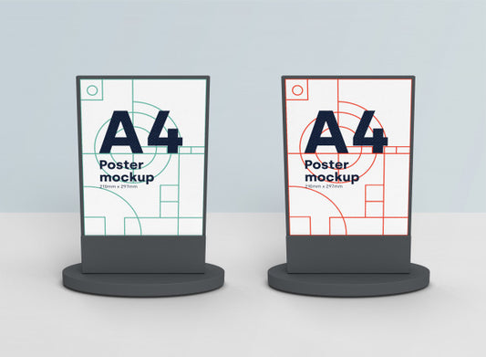 Free Billboard Mockups Scene 3D Psd