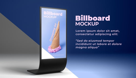 Free Billboard Studio Mock Up Psd