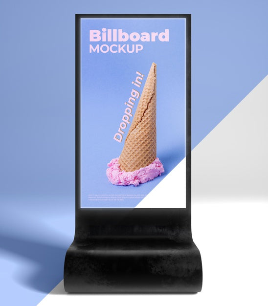 Free Billboard Studio Mock Up Psd