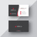 Free Black And White Business Card Psd