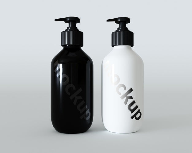 Free Black And White Packaging Mock Up Psd