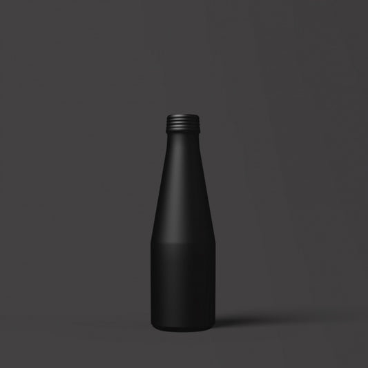 Free Black Bottle Template Design Psd