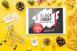 Free Black Friday Mockup With Tablet Psd