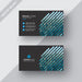 Free Black Geometric Business Card Psd
