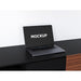 Free Black Laptop Mockup On A Desk Psd