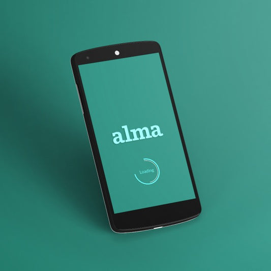 Free Black Mobile Phone Template Psd