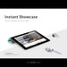 Free Black Tablet On White Table Mock Up Psd