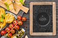 Free Blackboard And Italian Food Assortment Psd