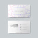Free Blank Business Card Design Mockup Psd