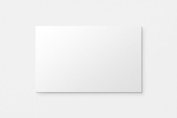 Free Blank Business Card Mockup Psd In White Tone