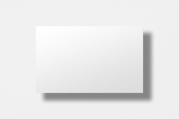 Free Blank Business Card Mockup Psd In White Tone