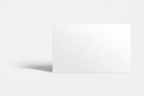 Free Blank Business Card Mockup Psd In White Tone