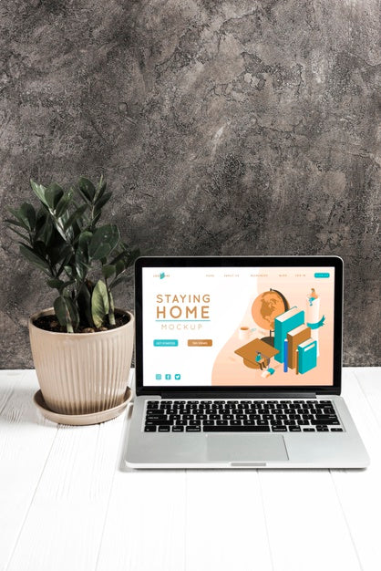 Free Blank Screen Concept Mock-Up Psd
