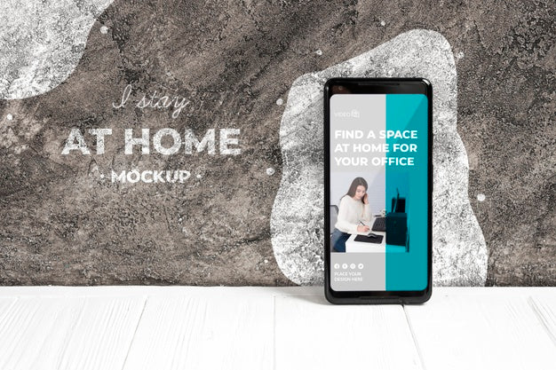 Free Blank Screen Concept Mock-Up Psd