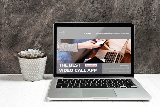 Free Blank Screen Concept Mock-Up Psd