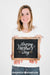 Free Blonde Woman Showing Slate Psd