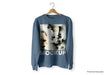 Free Blue Front Sweater Mockup Psd