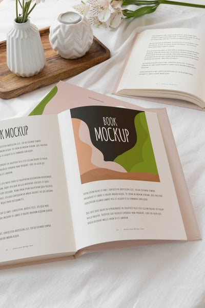 Free Book Mockup Used In Real Life Psd