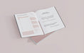 Free Book With Bookmark Design Mockup Psd