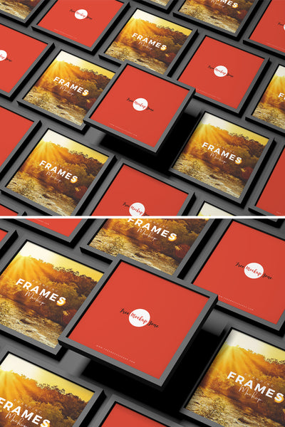 Free Branding Frames Mockup Psd 2019