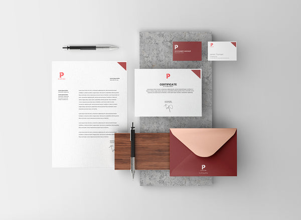 Free Branding Identity Stationery Mockup