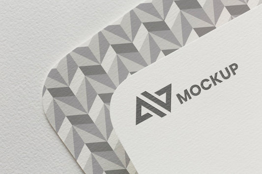 Free Branding Mock-Up On Card Assortment Psd