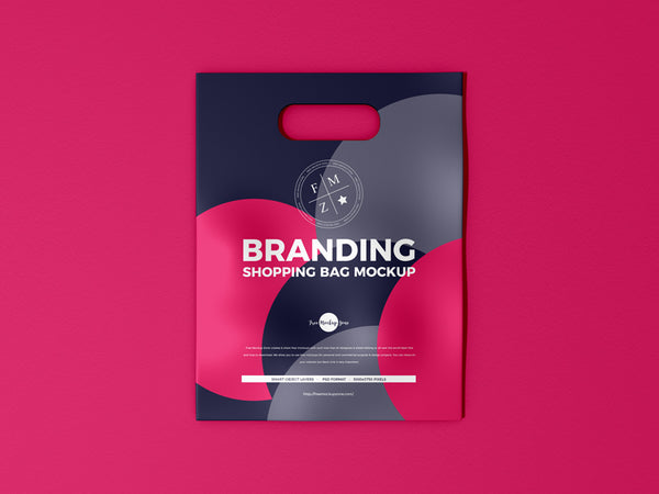 Free Branding Shopping Bag Mockup