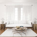 Free Bright Living Room With White Sofa Mockup Psd