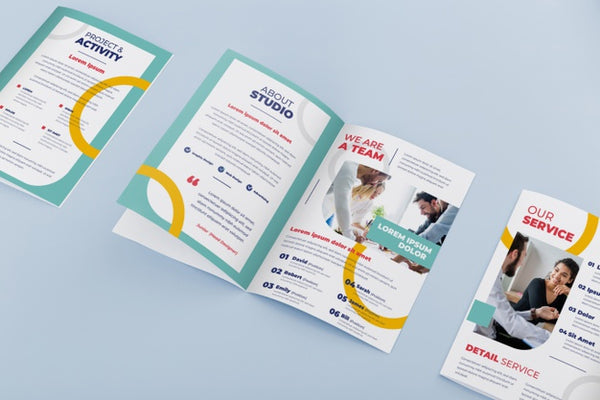 Free Brochure Concept Mock-Up Psd