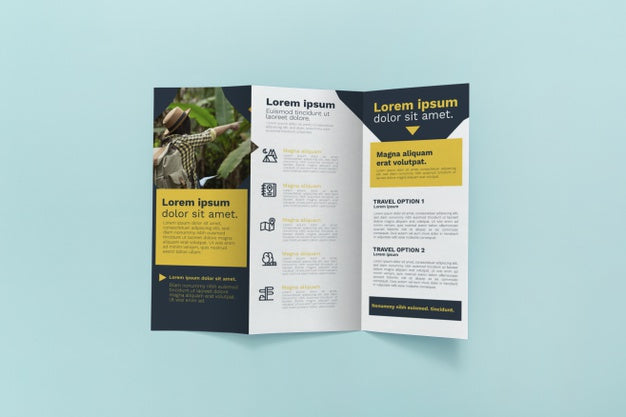Free Brochure Concept Mock-Up Psd