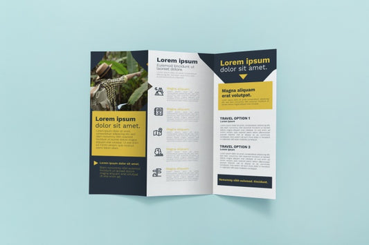 Free Brochure Concept Mock-Up Psd