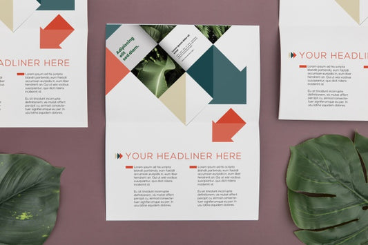Free Brochure Concept Mock-Up Psd