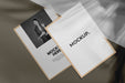 Free Brochure Shadow Overlay Mock Up Psd