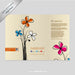Free Brochure Template With Flowers Psd