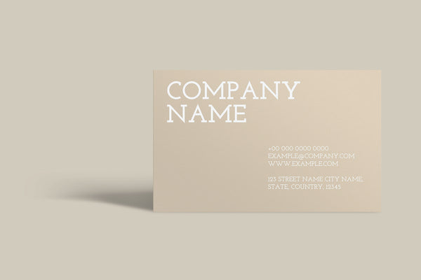 Free Business Card Mockup Psd In Gold Tone