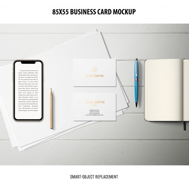 Free Business Card Mockup Psd