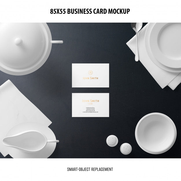 Free Business Card Mockup Psd