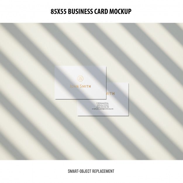 Free Business Card Mockup Psd