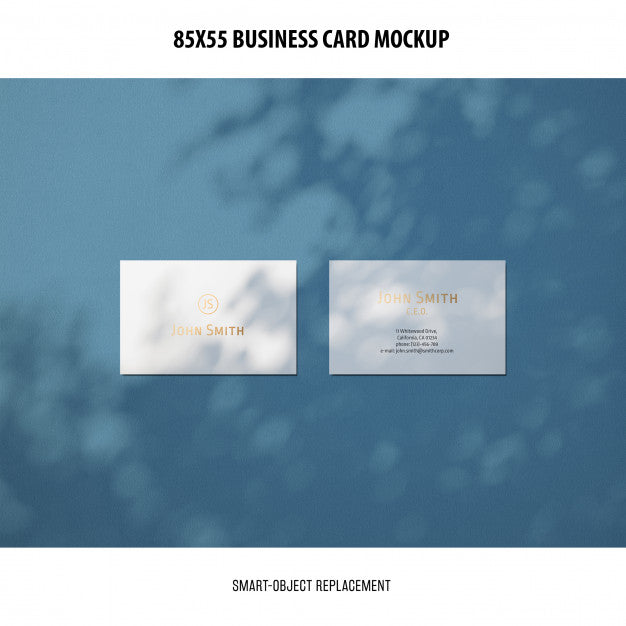 Free Business Card Mockup Psd