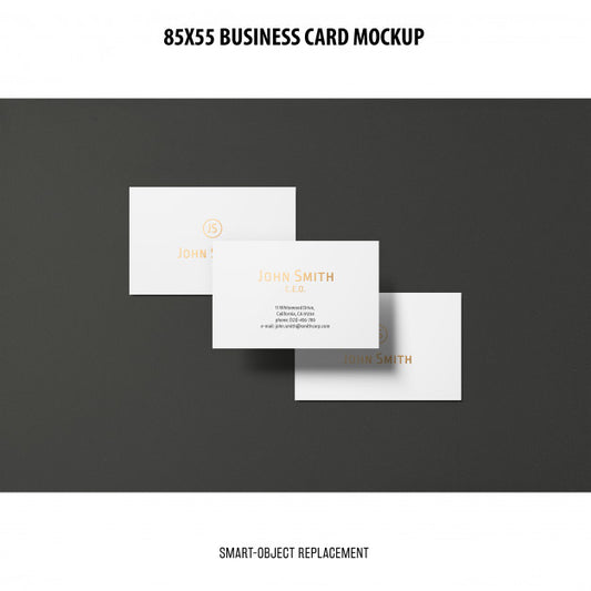 Free Business Card Mockup Psd